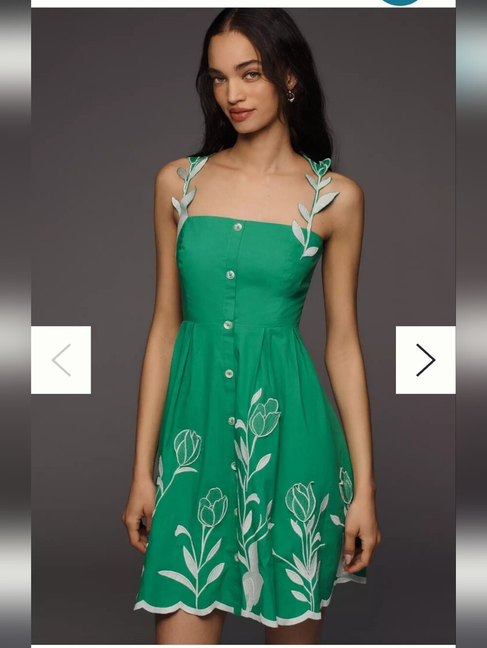 NWT Maeve 3D Floral Sleeveless Midi Dress MP